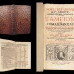 Noui Testamenti Iesu Christi Graeci – Erasmus Schmid – 1717 | Greek Bible Concordance