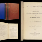 My Sermon-Notes – Charles H. Spurgeon – 1884 | Complete 4 Volumes, Original Cloth