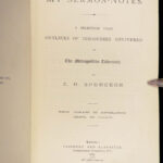 My Sermon-Notes – Charles H. Spurgeon – 1884 | Complete 4 Volumes, Original Cloth