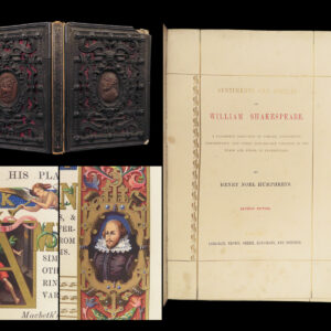 Sentiments and Similes of Shakespeare – Henry Noel Humphreys – 1857 | Early Papier Mâché Binding