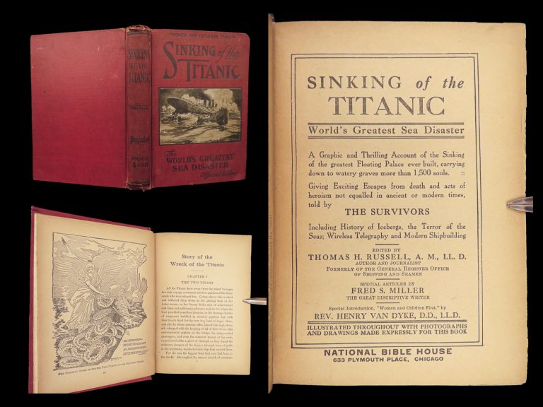Image of Sinking of the Titanic – Thomas H. Russell – 1912 | Survivor Accounts, Iceberg Notes