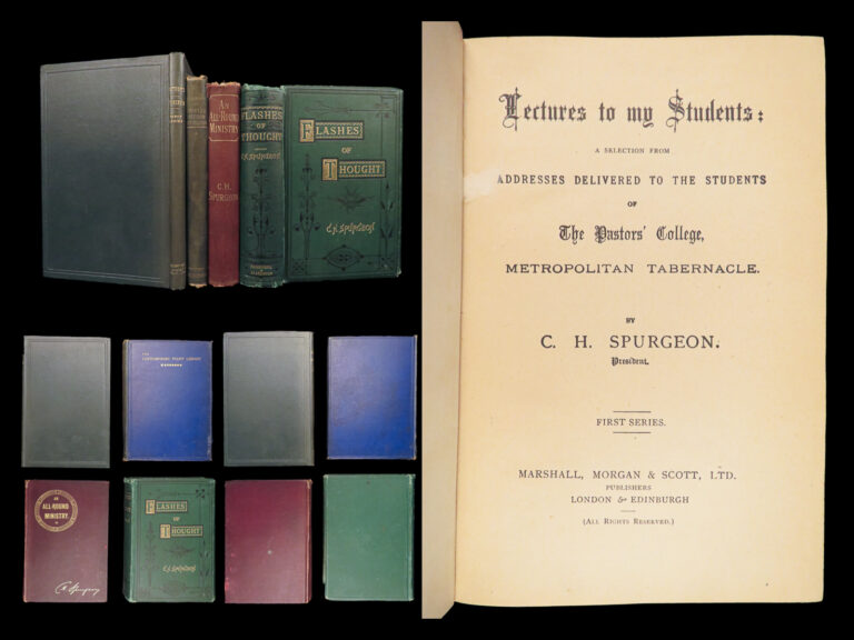 Image of Spurgeon Sermon Set – Charles H. Spurgeon – 1883–1900 | 4 London Editions