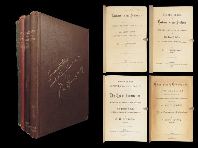 Image of Lectures to My Students – C.H. Spurgeon – 1875–1894 | 4-Volumes w/ Commentary