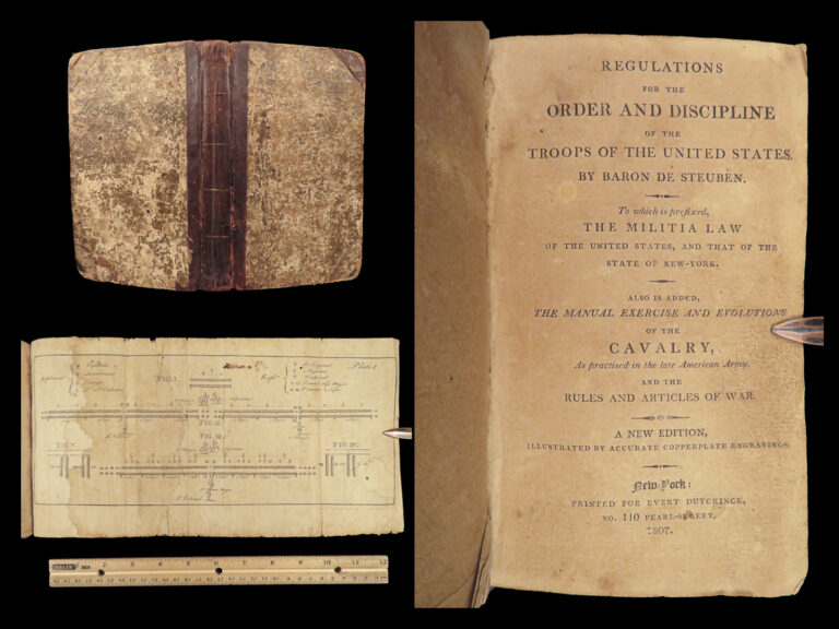 Image of Regulations for the Order and Discipline – de Steuben – 1807 | Illustrated Troop Formations