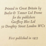 Surprised by Joy – C.S. Lewis – 1955 | First Edition Memoir w/ WWII Recollections