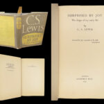 Surprised by Joy – C.S. Lewis – 1955 | First Edition Memoir w/ WWII Recollections