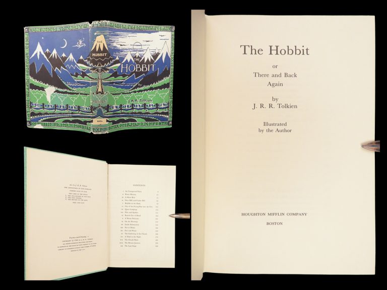 Image of 1966 The Hobbit JRR Tolkien Lord of Rings 26th printing + Maps + Original DJ