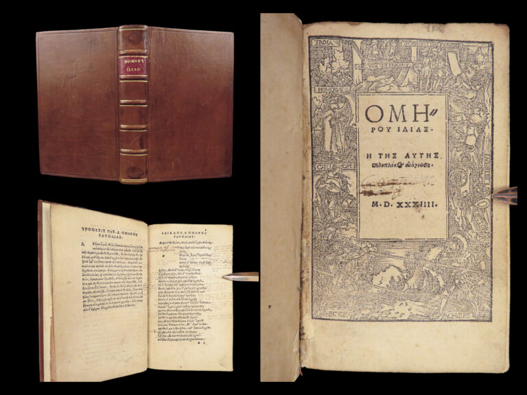 Image of Omērou Ilias – Homer – 1534 | The Iliad in Ancient Greek Text