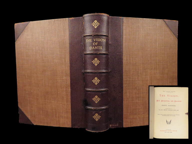 Image of The Vision – Dante Alighieri – c.1881 | Cary’s English Translation, Leather