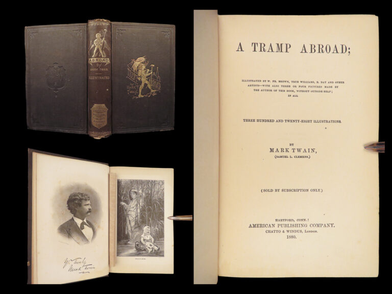 Image of A Tramp Abroad – Mark Twain – 1880 | First Edition, Early Printing