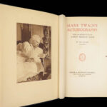 Mark Twain’s Autobiography. In Two Volumes. – 1924 | First Edition, First Printing