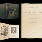 Adventures of Huckleberry Finn – Mark Twain – 1885 | First Printing in Original Green Cloth