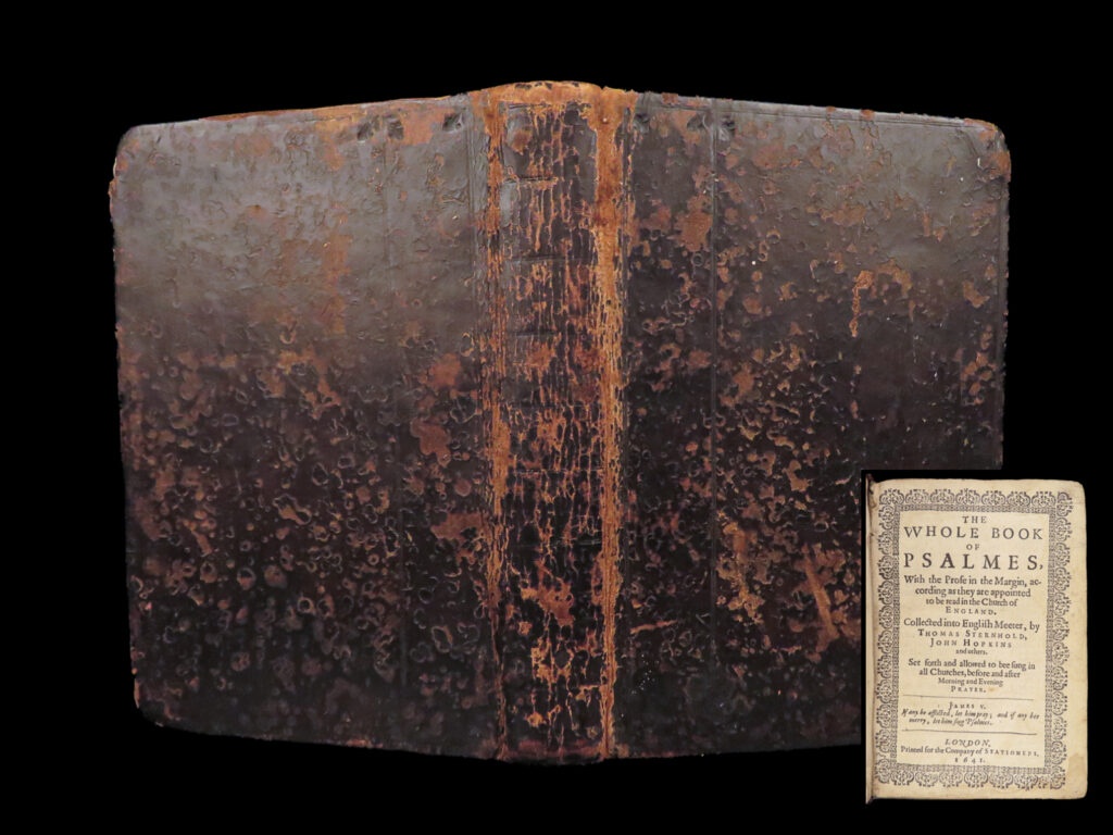 The whole book of psalmes – sternhold & hopkins – 1641 | holy bible & prayers | sternhold and hopkins’ whole book of psalmes (1641) was printed in london for the company of stationers and includes prose and metrical texts for anglican worship, bound in period leather in a compact 12mo format.