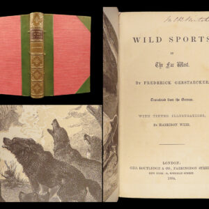 Wild Sports in the Far West – Frederick Gerstaecker – 1854 | Fine Binding
