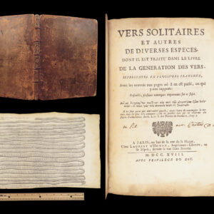 Vers Solitaires – Nicolas Andry – 1718 | First edition, Tapeworms & Parasites