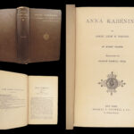 Anna Karenina – Leo Tolstoy – 1886 | First English Edition, Dole Translation