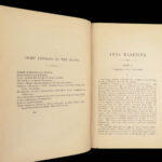 Anna Karenina – Leo Tolstoy – 1886 | First English Edition, Dole Translation
