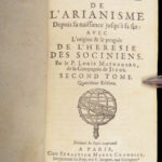 Histoire De L’Arianisme – Louis Maimbourg – 1682 | Rise and Fall of Arianism, 3v