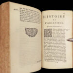 Histoire De L’Arianisme – Louis Maimbourg – 1682 | Rise and Fall of Arianism, 3v