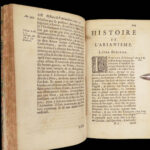 Histoire De L’Arianisme – Louis Maimbourg – 1682 | Rise and Fall of Arianism, 3v