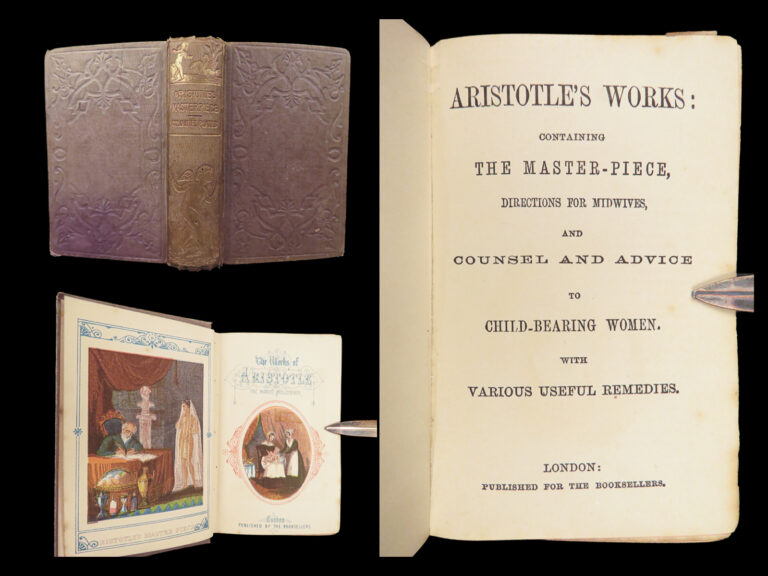 Image of Aristotle’s Works – Anonymous – c.1855 | Color Plates, Midwifery Manual