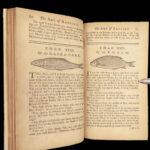 The Art of Angling – Richard Brookes – 1740 | First Edition, 133 Woodcuts