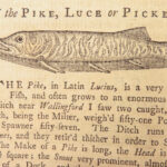 The Art of Angling – Richard Brookes – 1740 | First Edition, 133 Woodcuts
