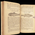 The Art of Angling – Richard Brookes – 1740 | First Edition, 133 Woodcuts