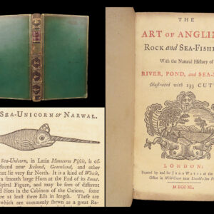 The Art of Angling – Richard Brookes – 1740 | First Edition, 133 Woodcuts