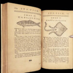 The Art of Angling – Richard Brookes – 1740 | First Edition, 133 Woodcuts