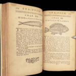 The Art of Angling – Richard Brookes – 1740 | First Edition, 133 Woodcuts