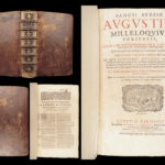 Milleloquium Veritatis – Saint Augustine – 1672 | Massive Folio, Augustine Reference