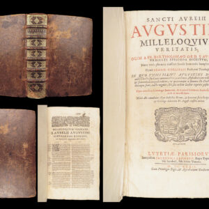 Milleloquium Veritatis – Saint Augustine – 1672 | Massive Folio, Augustine Reference