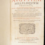 Milleloquium Veritatis – Saint Augustine – 1672 | Massive Folio, Augustine Reference