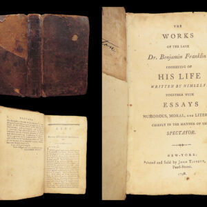 1798 – Works of Benjamin Franklin | Autobiography, Essays on Slavery and War