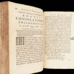 Consolation of Philosophy – Boethius – 1656 | Renatus Vallinus | Rare Paris Variant
