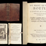 Consolation of Philosophy – Boethius – 1656 | Renatus Vallinus | Rare Paris Variant