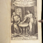 Consolation of Philosophy – Boethius – 1656 | Renatus Vallinus | Rare Paris Variant