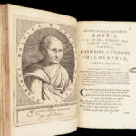 Consolation of Philosophy – Boethius – 1656 | Renatus Vallinus | Rare Paris Variant
