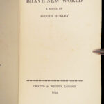 Brave New World – Aldous Huxley – 1932 | First Edition, Chatto & Windus