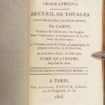 James Cook Voyages – Campe – 1816 | Bibliotheque Geographique, 6v Set