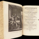 James Cook Voyages – Campe – 1816 | Bibliotheque Geographique, 6v Set