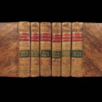 James Cook Voyages – Campe – 1816 | Bibliotheque Geographique, 6v Set