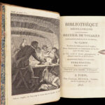 James Cook Voyages – Campe – 1816 | Bibliotheque Geographique, 6v Set
