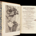 James Cook Voyages – Campe – 1816 | Bibliotheque Geographique, 6v Set