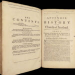 The History of the Church of Scotland – John Spottiswood – 1678 | Rare Folio