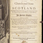 The History of the Church of Scotland – John Spottiswood – 1678 | Rare Folio