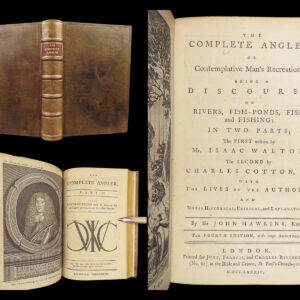 The Complete Angler – Walton & Cotton – 1784 | Illustrated Fish and Fishermen