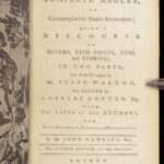 The Complete Angler – Walton & Cotton – 1784 | Illustrated Fish and Fishermen