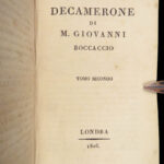 Il Decamerone – Giovanni Boccaccio – 1815 | 2 volumes, Fine Binding